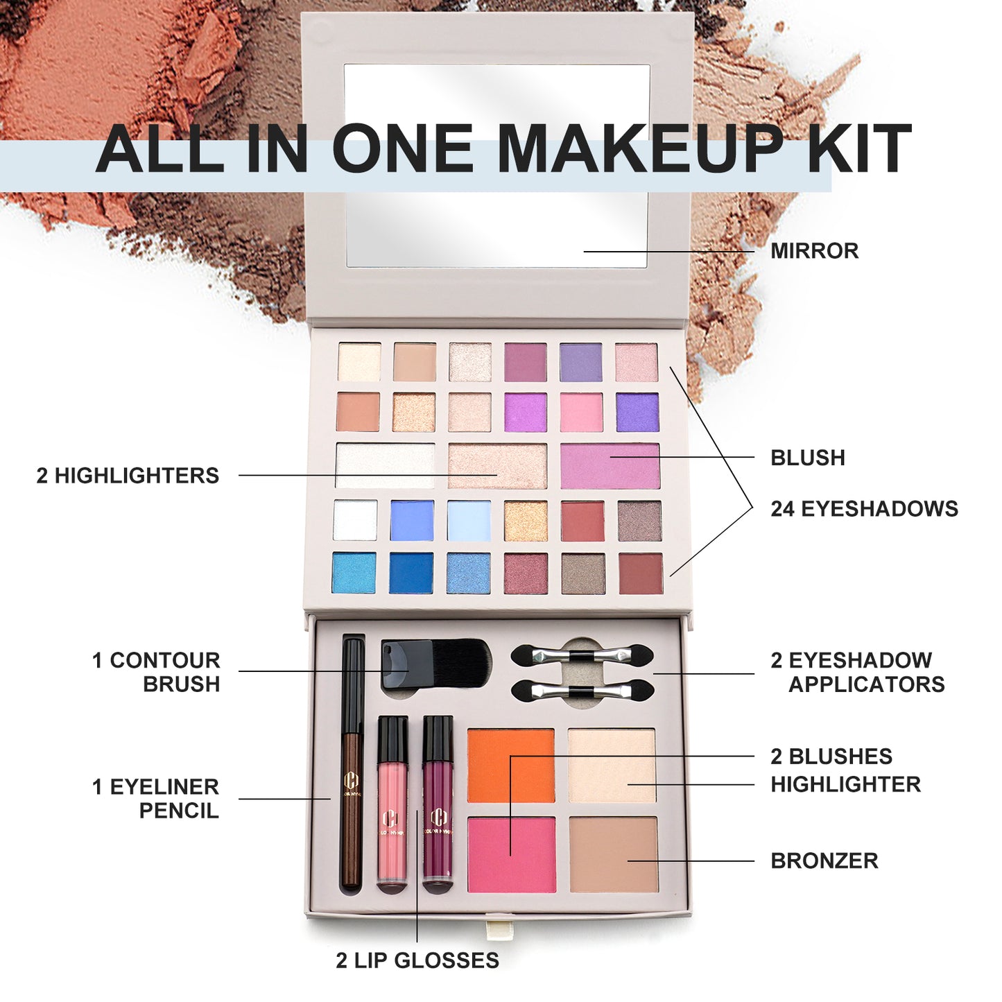 Color Nymph Makeup Set All in One Makeup Palette for Teen