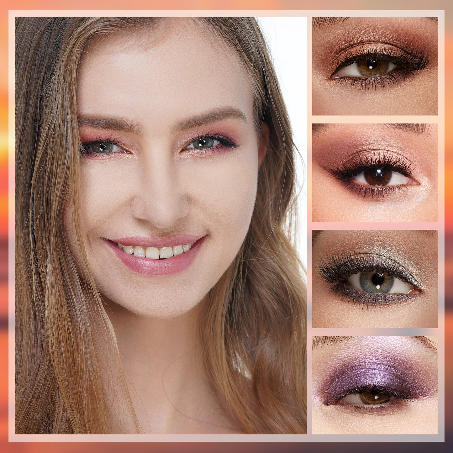 Makeup Kit for Women Full Kit（Orange)